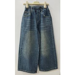 Джинси-скейтери з камінцями Gobolina Baby СК-63, колір синій - СК-63