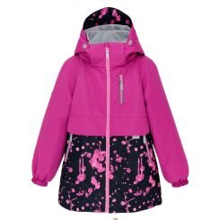 Курточка-парка для девочки Joiks EW-41, цвет ярко-розовый