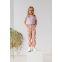 Детские брюки-джогеры для девочки Stimma Асеп, цвет розовый