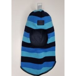 Зимняя шапка-шлем для мальчика Ruddy  2205, цвет полоска синяя - 2205/36
