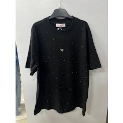 Оверсайз футболка Locoloco 7462, колір чорний - 7462