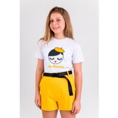 Трикотажная футболка для девочки Suzie Даррил, цвет горчица