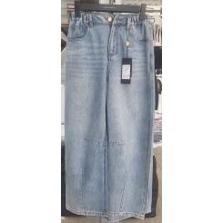 Джинси-беггі для дівчат Belle cose 264003, колір блакитний