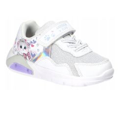 Кросівки для дівчат з LED підсвіткою American Club ES189, колір білий