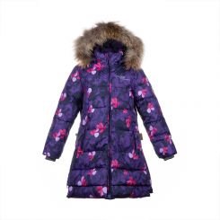 Пальто-пуховик зимний для девочки Huppa PARISH 12470055, цвет 81053 - 12470055-81053Х