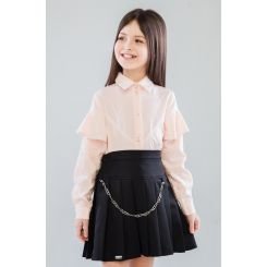 Школьная блузка Suzie Солли, цвет персик - БЛ-49909