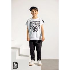 Літня футболка All for Kids для хлопців, колір білий - fu-150516