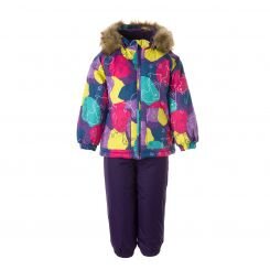 Зимний комплект для девочки Huppa AVERY 41780030, цвет 14753 - 41780030-14753