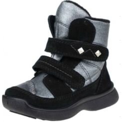 Зимние  мембранные ботинки для детей Tigina 9554, цвет серебряный - 9554