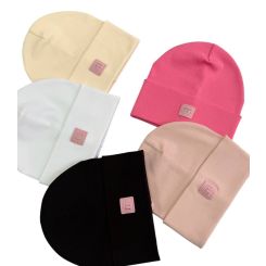 Демісезонна шапка  Makko B5626, колір білий - B5626