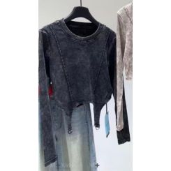 Лонгслів-корсет A`M S01, колір сірий