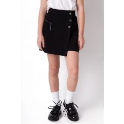 Юбка-шорти для дівчат Mevis 4313-02, колір чорний - 4313-02