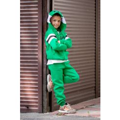 Теплий спортивний костюм Mimibook Sport, колір зелений - ko-148512