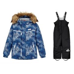 Зимовий дитячий комплект для хлопців Joiks KB-58, колір синій - KB-58