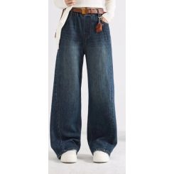 Джинси-палаццо з весняної колекції Gobolina Baby 58973, колір синій