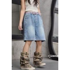 Джинсові шорти Gobolina Baby 2641, колір блакитний