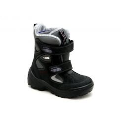 Зимние детские ботинки Floare 3901490930, цвет черный хакки - 3901490930