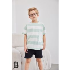 Трикотажні шорти для хлопців All for kids, колір чорний - sh-150503