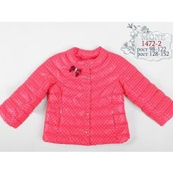 Весенняя курточка для девочки Mone 1472-6 цвет красный