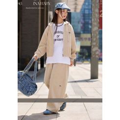 Спортивний костюм-трійка для дівчат Gobolina Baby 6080, колір бежевий - 6080