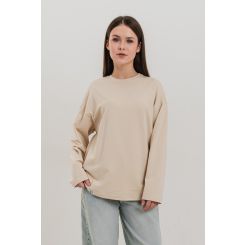 Підлітковий лонгслів для дівчат Suzie Елейн SW141-Y4F23, колір бежевий - SW141-Y4F23