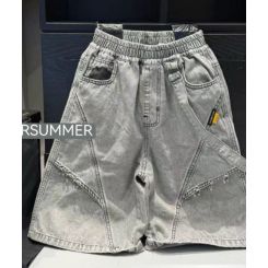 Джинсові шорти-бермуди Gobolina Baby 26073, колір сірий