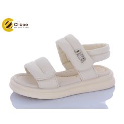 Літні босоніжки для дівчат Clibee AB365-3, колір молочний - AB365-3