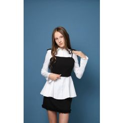 Шкільний топ-корсет для дівчат-підлітків Arisweet, колір чорний