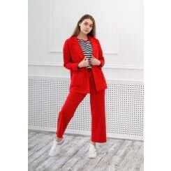 Трикотажный костюм для девочки Filatova, цвет красный - 374