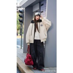 Демісезона куртка-бомбер для дівчат Gobolina Baby 8252562, колір бежевий