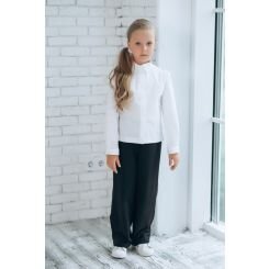 Школьная рубашка для девочки Filatova , цвет белый