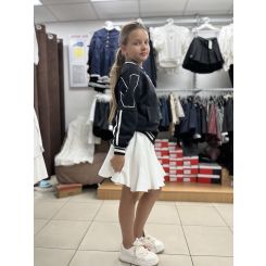Шкільний бомбер Gobolina Baby 55021, колір чорний - 55021
