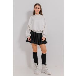 Спідниця-шорти Suzie Дезіре SO034-Y5F01, колір чорний - SO034-Y5F01