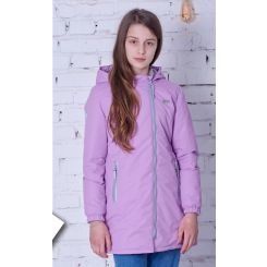 Демисезонная куртка-парка для девочки Joiks avg-140, цвет сирень - avg-140