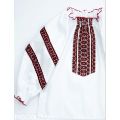 Вишиванка для дівчат Piccolo, колір білий
