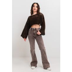 Джинси-кльош для дівчат Suzie Джемма LP190-Y6F05, колір мокко