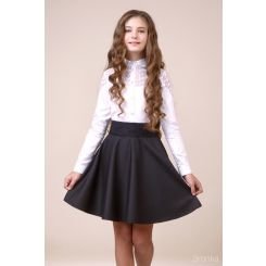 Школьная юбка Зиронька 30-9006-1, цвет черный - 30-9006-1