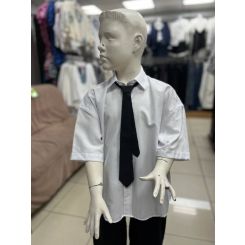 Шкільна оверсайз-сорочка для хлопців Haykids 1035, колір білий