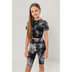 Літній костюм з велосипедками Suzie TP045-Y5F22 SO035-Y5F22, колір сірий - TP045-Y5F22 SO035-Y5F22