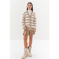 Кофта-кардиган Suzie Кенер SW147-Y4F24, колір бежевий - SW147-Y4F24