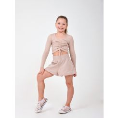 Літні трикотажні шорти Smil 112477, колір бежевий