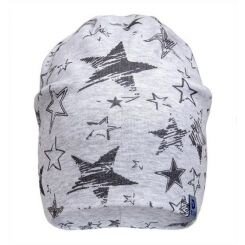 Демисезонная трикотажная шапка David's Star, цвет серый