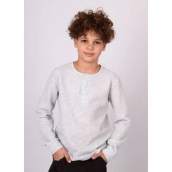 Лонгслів для хлопців Mevis 5648-04, колір сірий - 5648-04