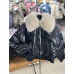 Дублянка для дівчат Gobolina Baby  3195, колір чорний