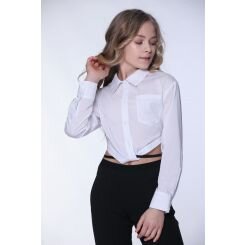Школьная блузка для девочки-подростка Lukas 21220, цвет белый