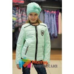 Демисезонная курточка для девочки Baby Angel M 782, цвет мятный