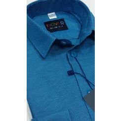 Школьная рубашка для мальчика Ingvar 9002-02, цвет морская волна - 9002-02