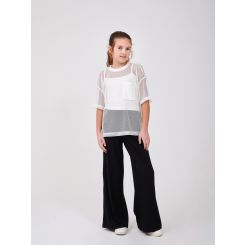 Літня футболка для дівчат Smil 113325, колір молочний - 113325