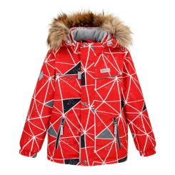 Зимняя куртка для мальчиков Joiks B-13, цвет красный - B-12