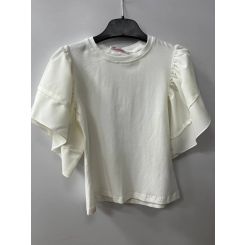 Шкільна трикотажна блузка Colabear 686443, колір молочний - 686443